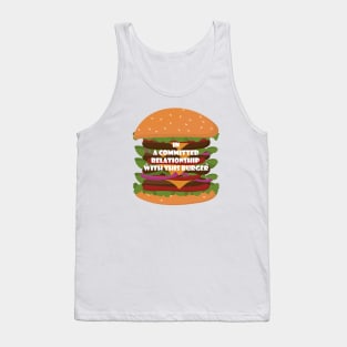 In Committed Relationship With This Burger Tank Top